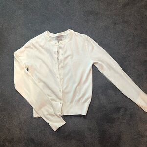 Women’s white cardigan. 70% viscose